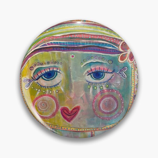 Item preview, Funky flower girl  designed and sold by Painterchix.