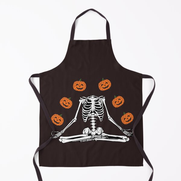 Item preview, Halloween Skull Yoga Meditate designed and sold by TheCatmeow2000.