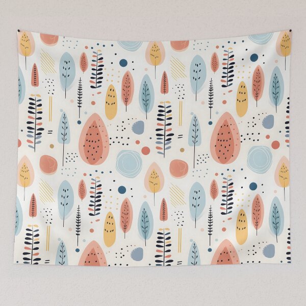 Item preview, Boho Style Leaves Pattern designed and sold by MiracleMarket.