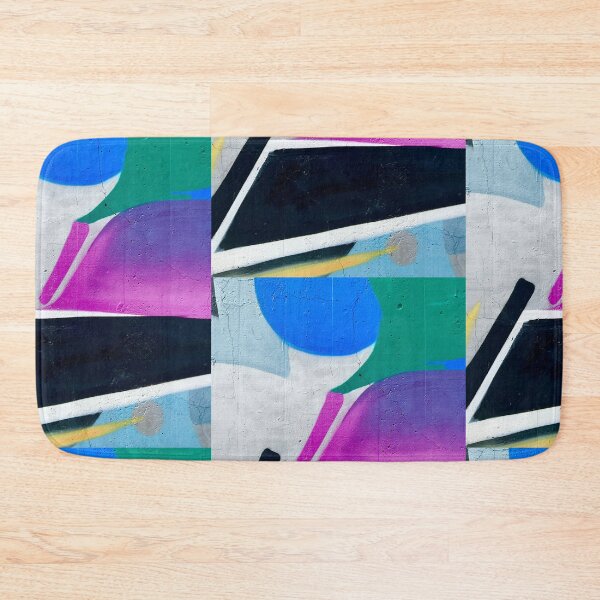 Item preview, Abstract urban art geometric wall art texture graffiti  designed and sold by Tropical Blood.
