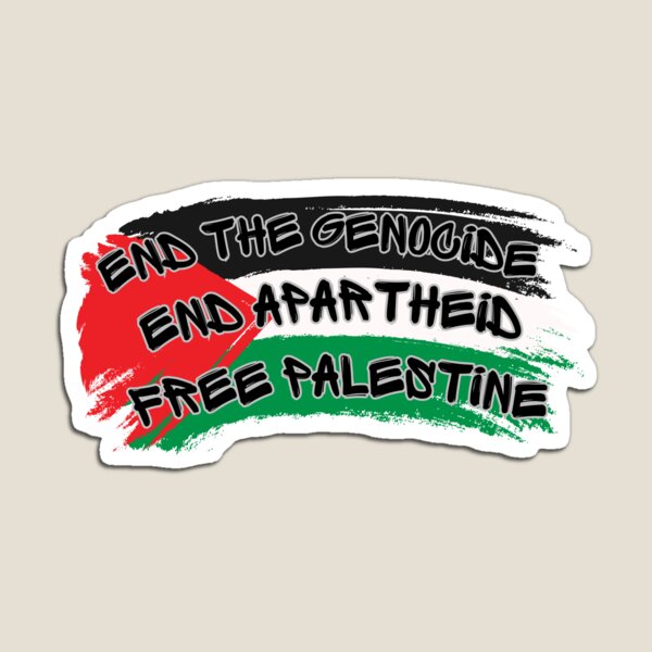 Item preview, End the genocide, end apartheid, free Palestine designed and sold by Planetary-Disco.