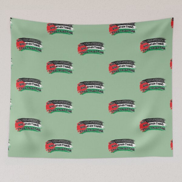 Item preview, End the genocide, end apartheid, free Palestine designed and sold by Planetary-Disco.