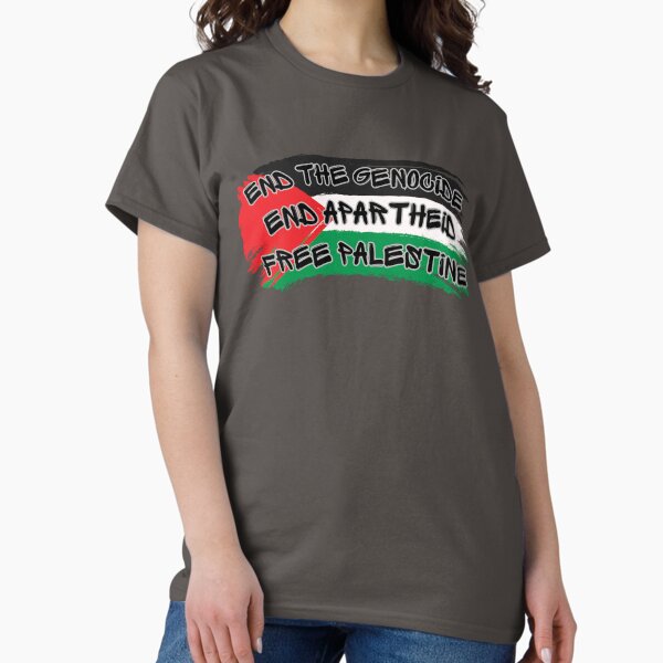 Item preview, End the genocide, end apartheid, free Palestine designed and sold by Planetary-Disco.