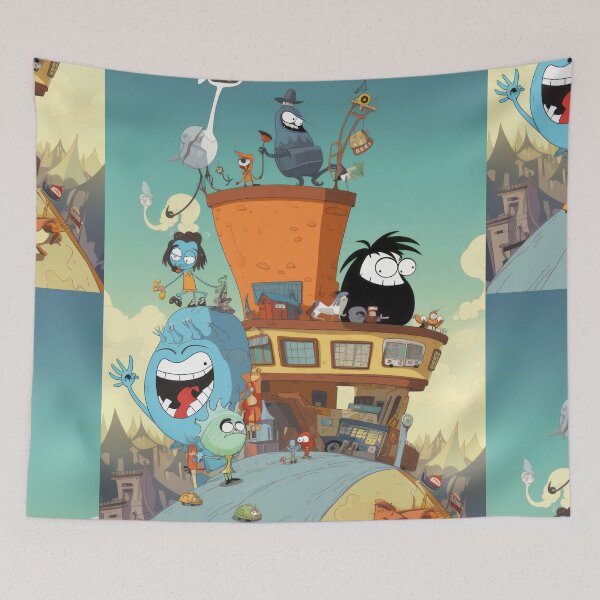Item preview, Dark Animation World: Turquoise-Green Adventure designed and sold by Piotrek0001.