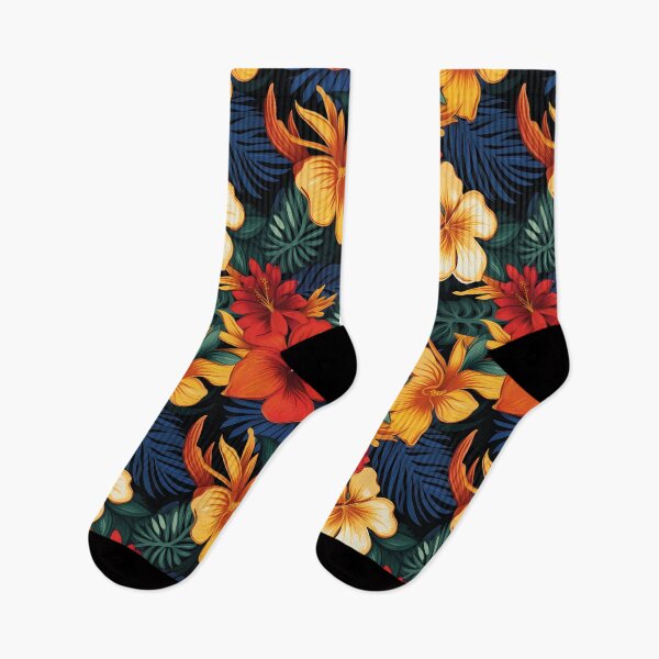 Item preview, Tropical Flowers and Leaves Pattern #02 designed and sold by MiracleMarket.