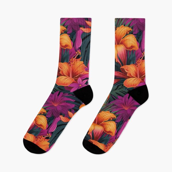 Item preview, Tropical Flowers and Leaves Pattern #03 designed and sold by MiracleMarket.