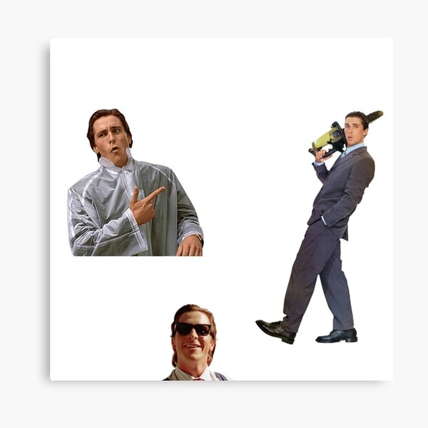 Patrick Bateman He just like me fr Sticker for Sale by 2KCo