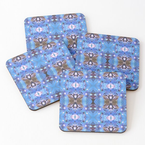 Item preview, Clock-it Floral Photo Pattern Blue designed and sold by vallisrowe.