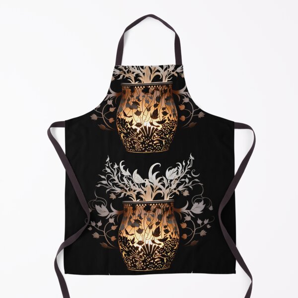 Item preview, An illuminated vase with floral designs designed and sold by AI-Only Creations.