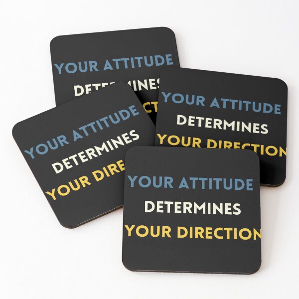 Item preview, YOUR ATTITUDE DETERMINES YOUR DIRECTION designed and sold by QBEKART.