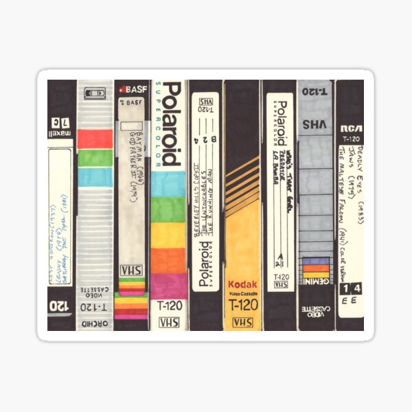 Vista previa del artículo con la obra «Detalle de VHS I», diseñado y vendido por Hollis Brown Thornton.