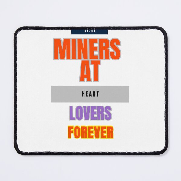 Item preview, Miners at Heart, Lovers Forever in Minecraft designed and sold by DesignSwirl.