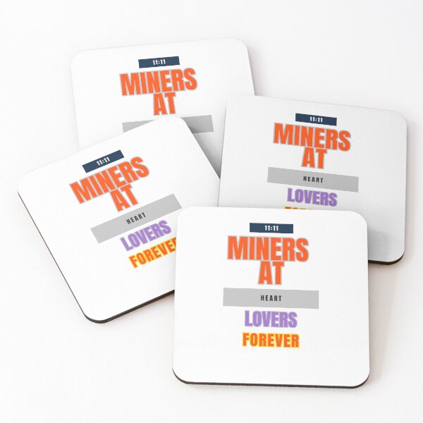 Item preview, Miners at Heart, Lovers Forever in Minecraft designed and sold by DesignSwirl.