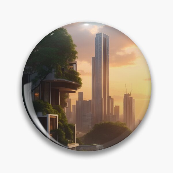 Item preview, future city designed and sold by etjcavas.