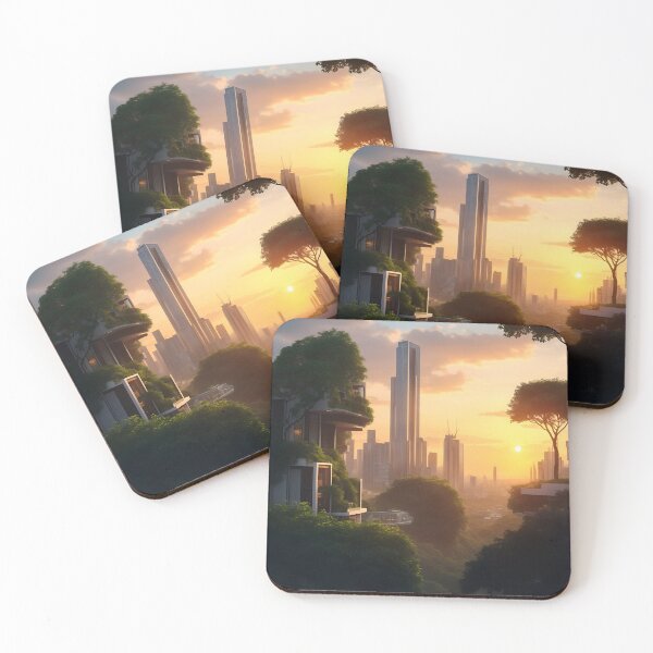 Item preview, future city designed and sold by etjcavas.