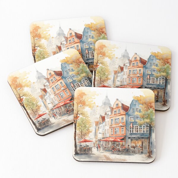 Item preview, Essen Cityscape: Watercolor Visions designed and sold by KatVik-Design.