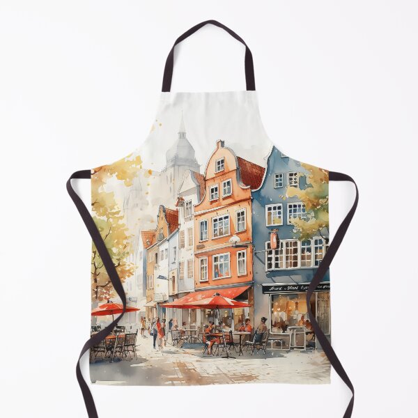 Item preview, Essen Cityscape: Watercolor Visions designed and sold by KatVik-Design.