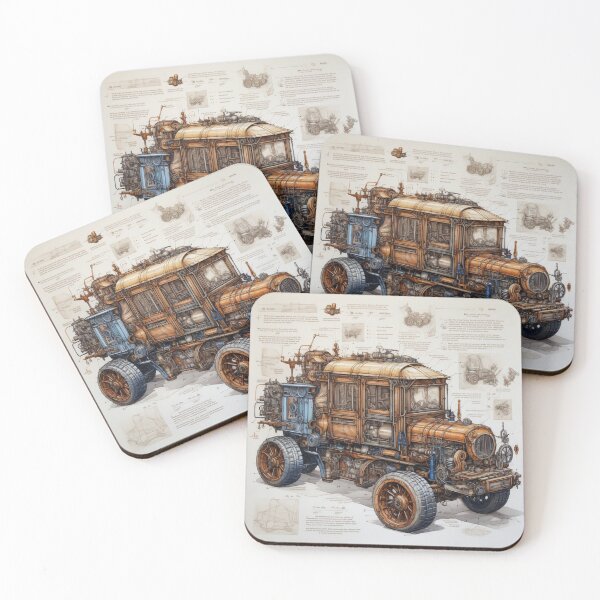 Item preview, Project cachivache design da vinci cyberpunk truck design designed and sold by Josefbaillo.
