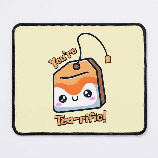 Item preview, You're Tea-rific Cute Tea Bag Cartoon designed and sold by PMCreative.