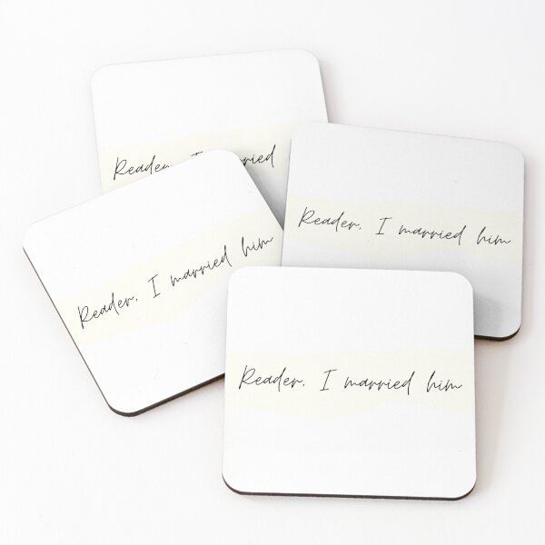 Item preview, Reader, I married him - Jane Eyre, Charlotte Brontë designed and sold by PoesyInPrint.