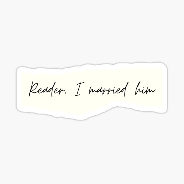 Aperçu de l'œuvre Lecteur, je l'ai épousé - Jane Eyre, Charlotte Brontë créée et vendue par PoesyInPrint.
