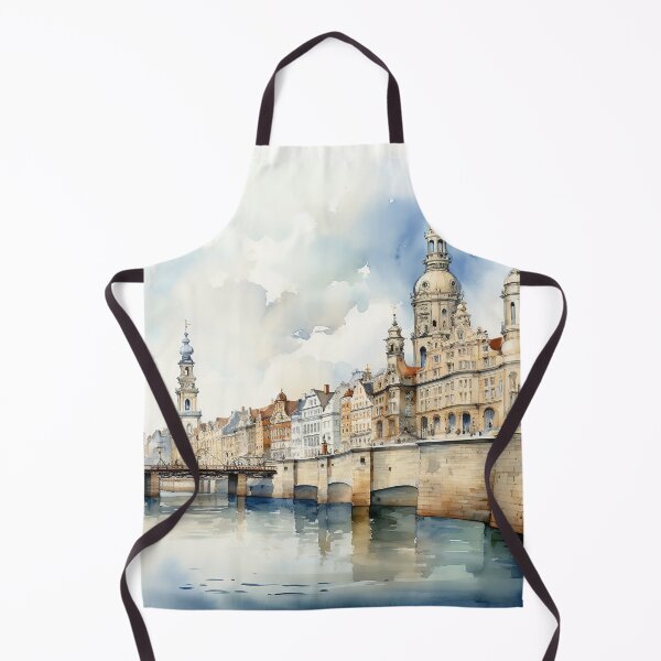 Artikelvorschau, Dresdens Eleganz in Aquarell entworfen und verkauft von KatVik-Design.