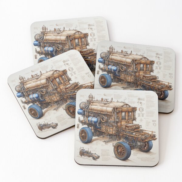 Item preview, Project cachivache design da vinci cyberpunk truck design designed and sold by Josefbaillo.