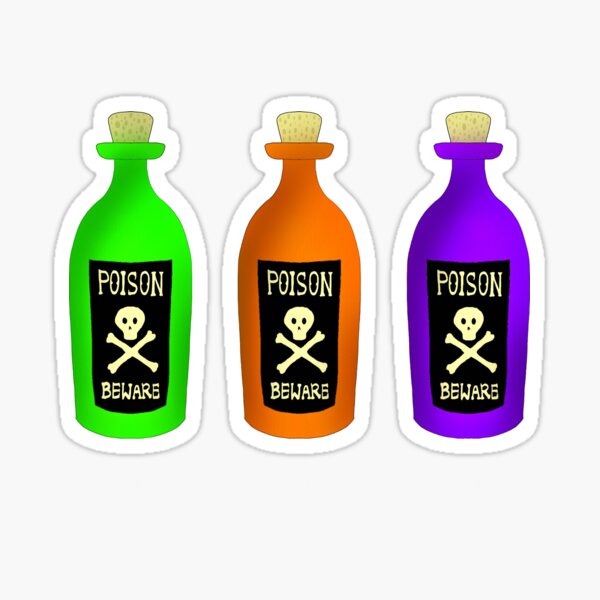 Poison Vials Sticker