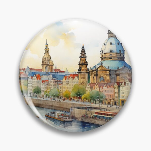 Item preview, Watercolor Whispers of Dresden designed and sold by KatVik-Design.