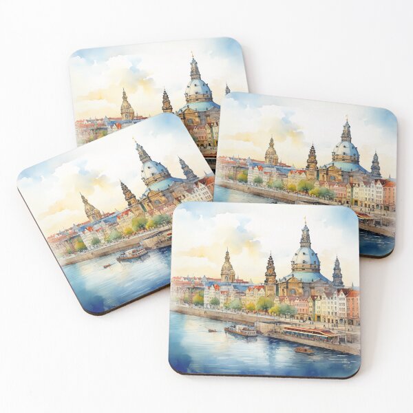 Item preview, Watercolor Whispers of Dresden designed and sold by KatVik-Design.