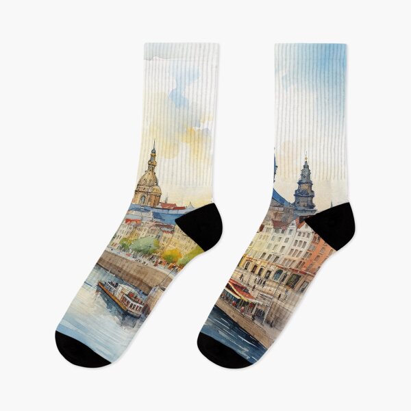 Item preview, Watercolor Whispers of Dresden designed and sold by KatVik-Design.