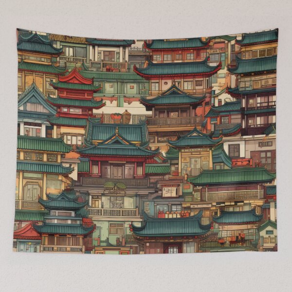 Item preview, Oriental City designed and sold by Bring Back Culture.