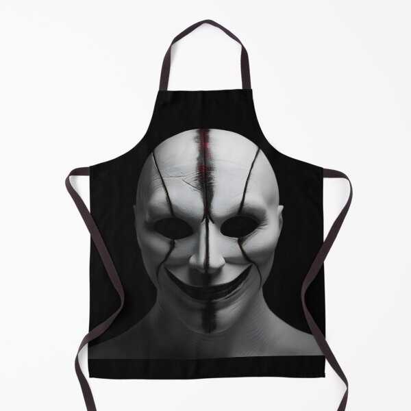 Item preview, A scary white mask designed and sold by AI-Only Creations.