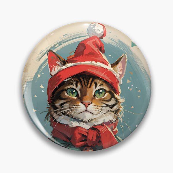 Item preview, Christmas Cat in a Hat: Feline Festivities designed and sold by TunnandBloom.