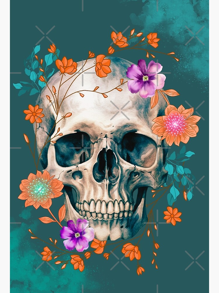 SKULL & FLOWERS CASTLE WALL IN THE SKY 新色追加 - ジグソーパズル