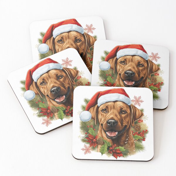 Item preview, Rhodesian Ridgeback Christmas designed and sold by Arthoughts.
