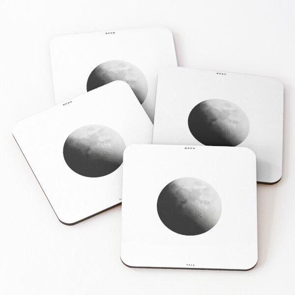 Item preview, Moon Face. Minimalist moon poster designed and sold by EziaDesign.