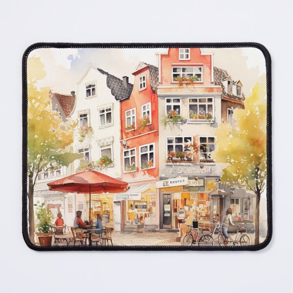 Item preview, Essen's Urban Heart in Watercolor designed and sold by KatVik-Design.
