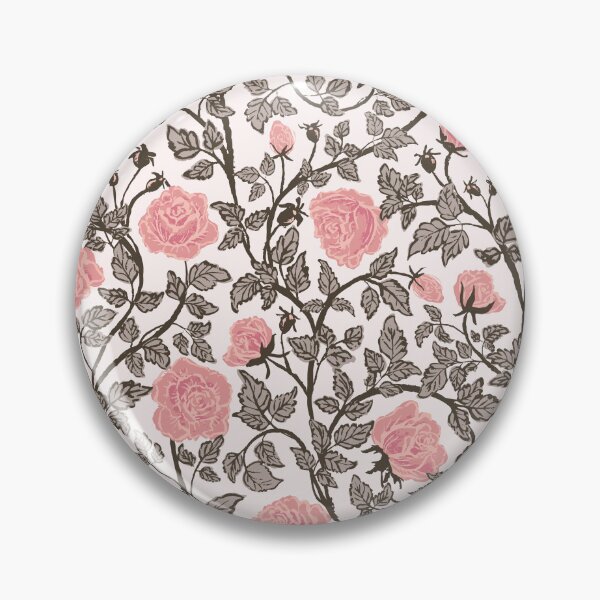 Artikelvorschau, Spezielle Charme-Rosenranken und Rosa und Taupe, Vintage- und klassische handgezeichnete romantische Blumen, künstlerische und bezaubernde Rosen, skurrile Blumen entworfen und verkauft von Jean-Pham.