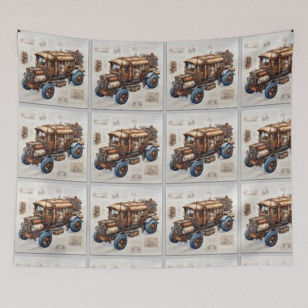 Item preview, Project cachivache design da vinci cyberpunk truck design designed and sold by Josefbaillo.