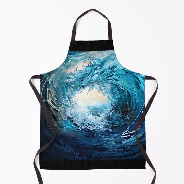 Item preview, Impressive blue wave ocean designed and sold by AI-Only Creations.
