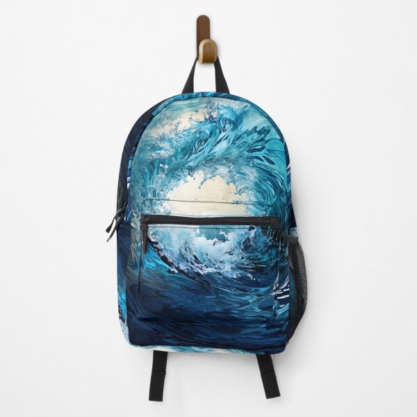 Item preview, Impressive blue wave ocean designed and sold by AI-Only Creations.