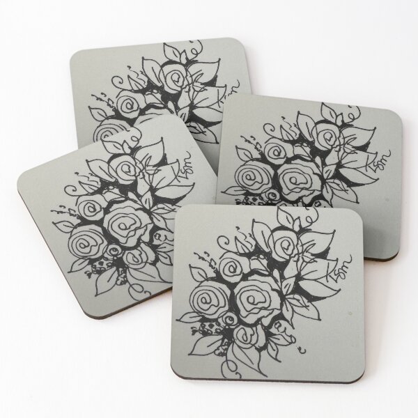 Item preview, Black and White petite rose swag designed and sold by Tresmurph5.