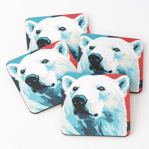 Item preview, Artic Polar Bear Pop Art designed and sold by TheWildFlix.