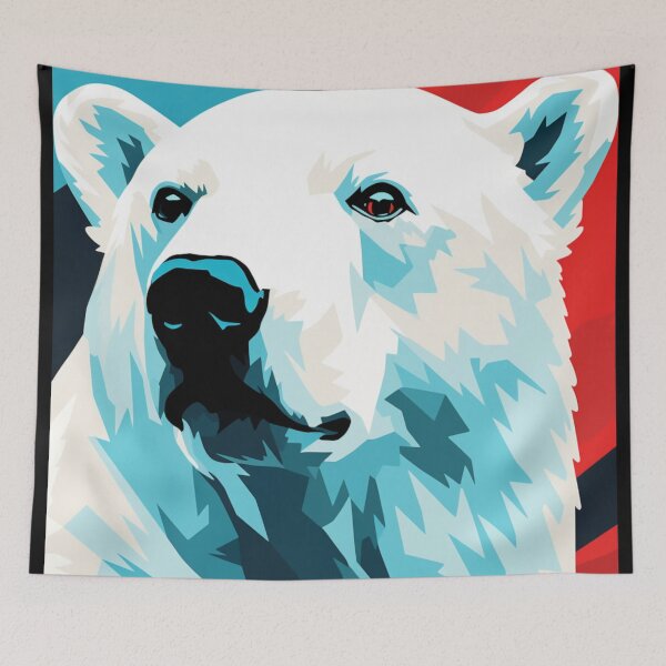 Item preview, Artic Polar Bear Pop Art designed and sold by TheWildFlix.