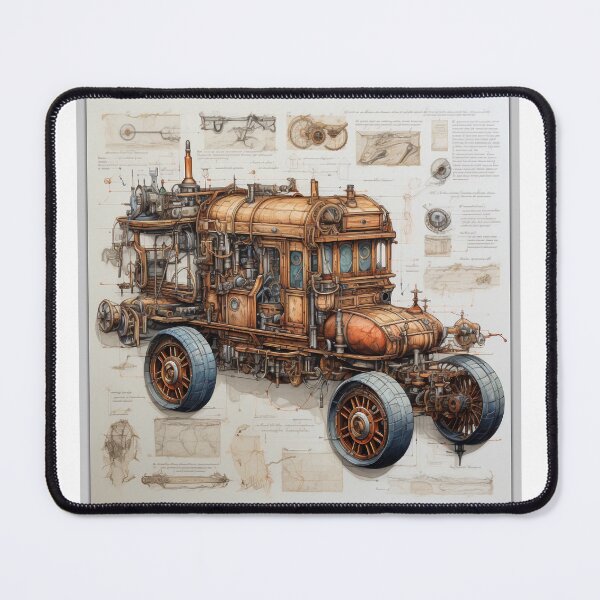 Item preview, Project cachivache design da vinci cyberpunk truck design designed and sold by Josefbaillo.
