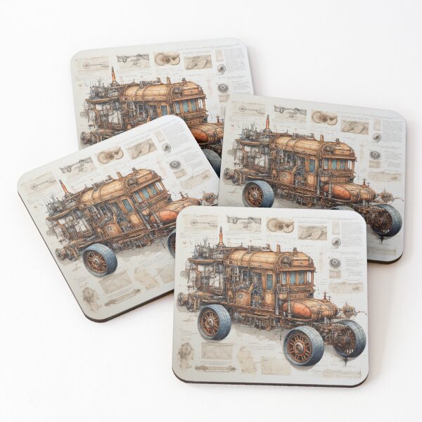 Item preview, Project cachivache design da vinci cyberpunk truck design designed and sold by Josefbaillo.