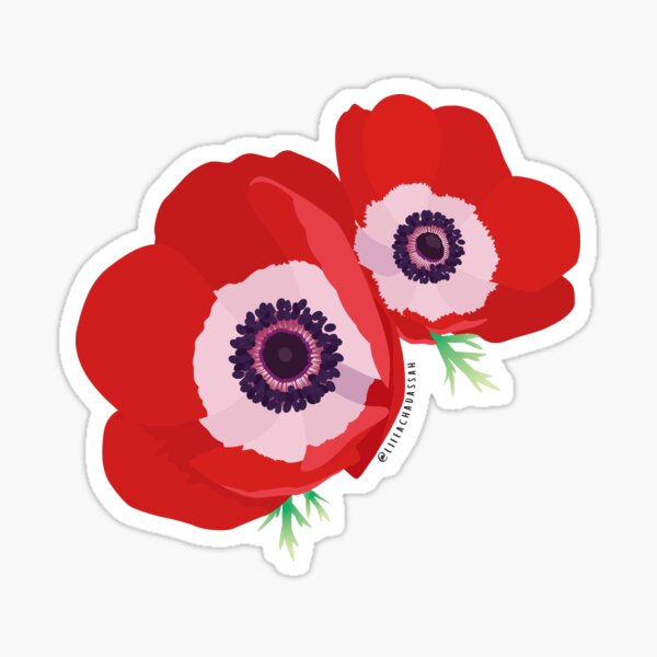 Item preview, Kalaniyot // כלניות // Anemone designed and sold by lifeachadassah.