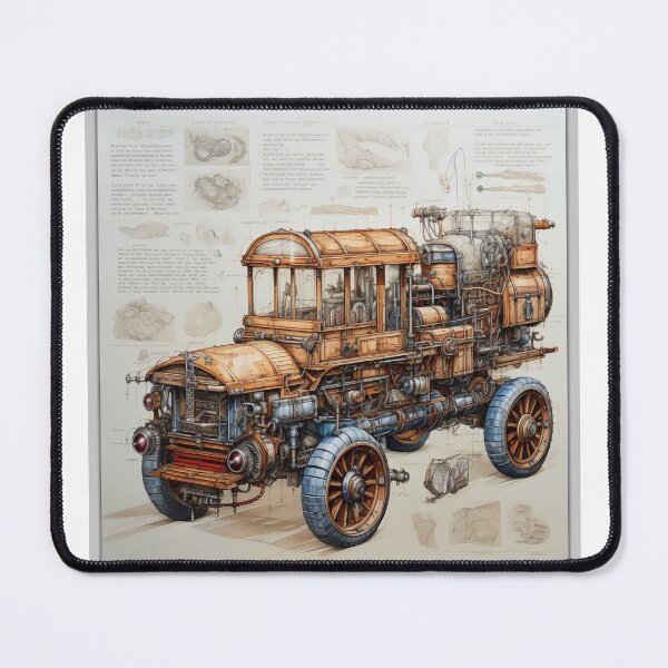 Item preview, Project cachivache design da vinci cyberpunk truck design designed and sold by Josefbaillo.