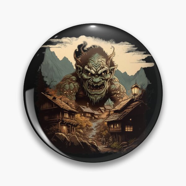 Item preview, Attack of the mountain troll designed and sold by SidTastic .